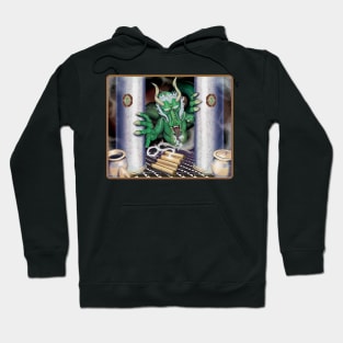 Scroll Dragon Asian Design Hoodie